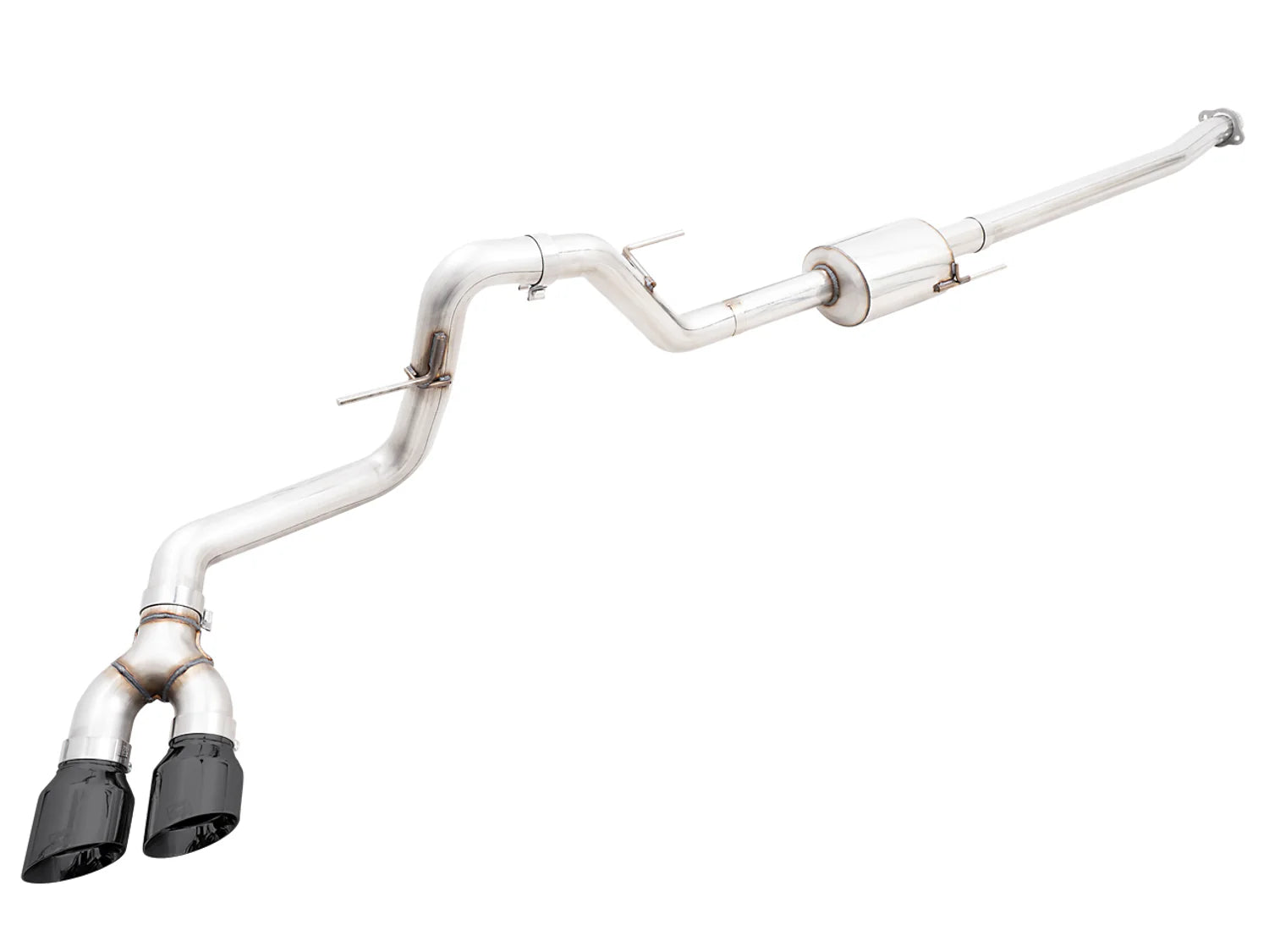 AWE 0FG Dual Side Exit Exhaust for 2021 - 2025 Ford F-150 Regular Cab 6.5 Bed 5.0L V8
