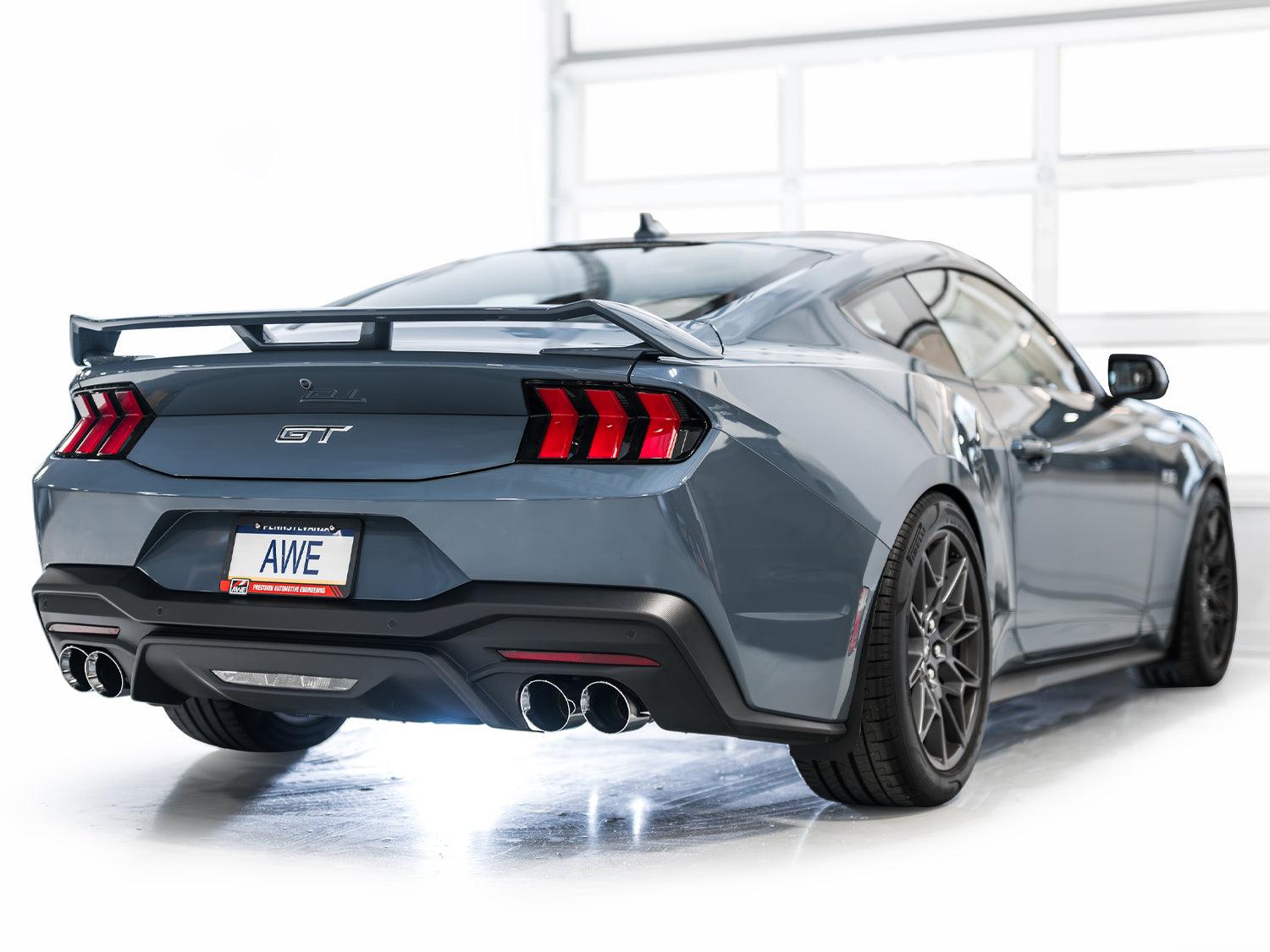 AWE Exhaust Suite for S650 Mustang Quad Tip GT