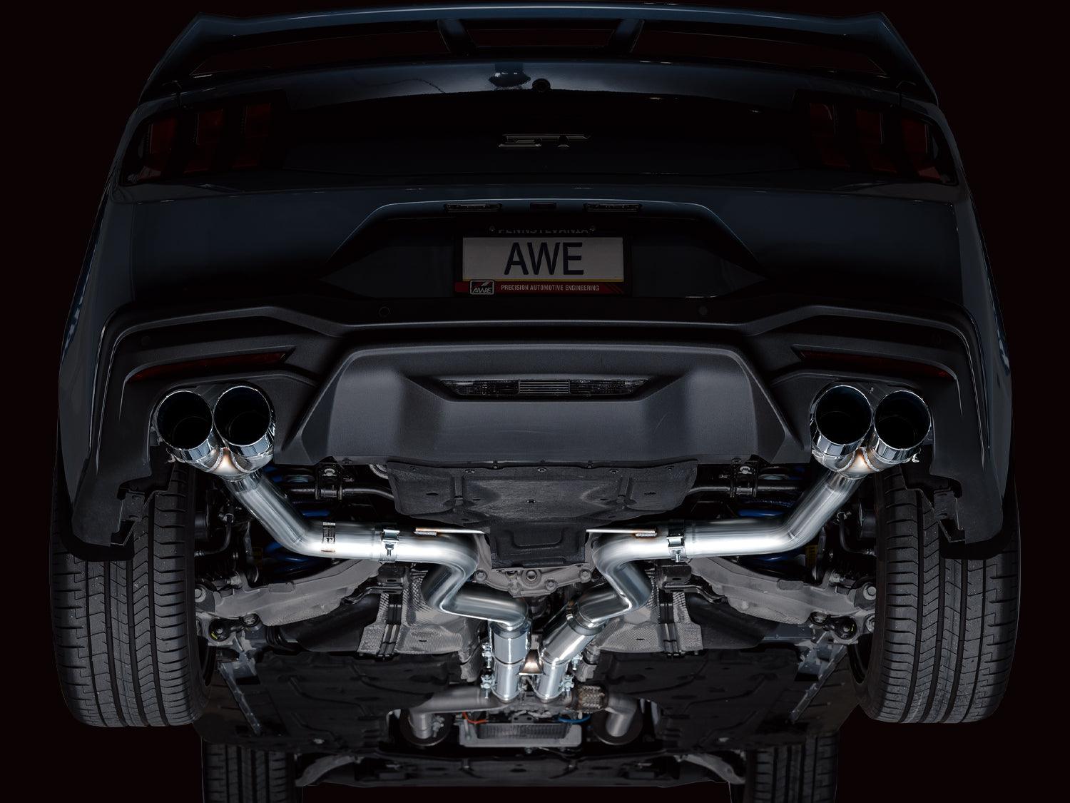 AWE Exhaust Suite for S650 Mustang Quad Tip GT