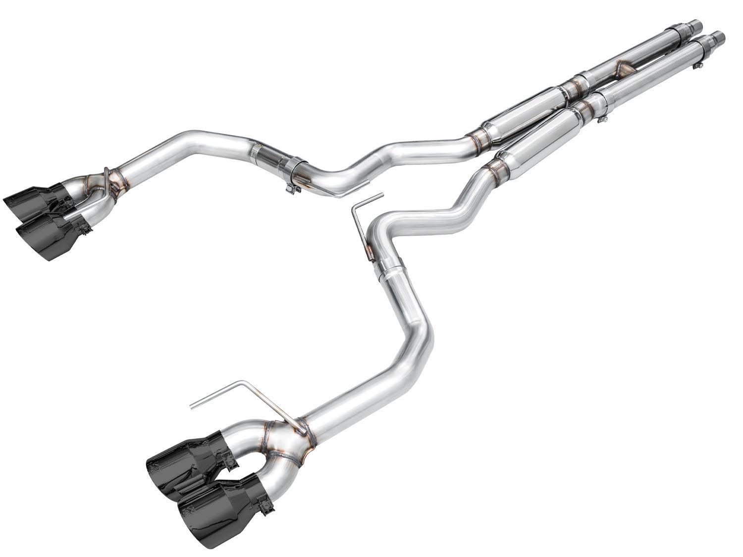 AWE Exhaust Suite for S650 Mustang Quad Tip GT