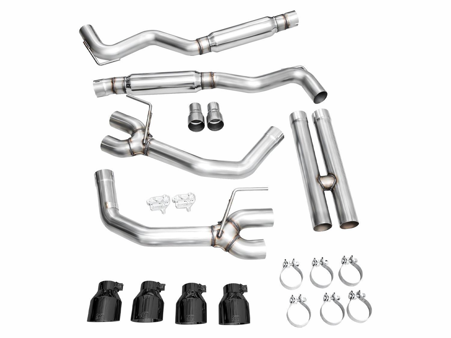 AWE Exhaust Suite for S650 Mustang Quad Tip GT