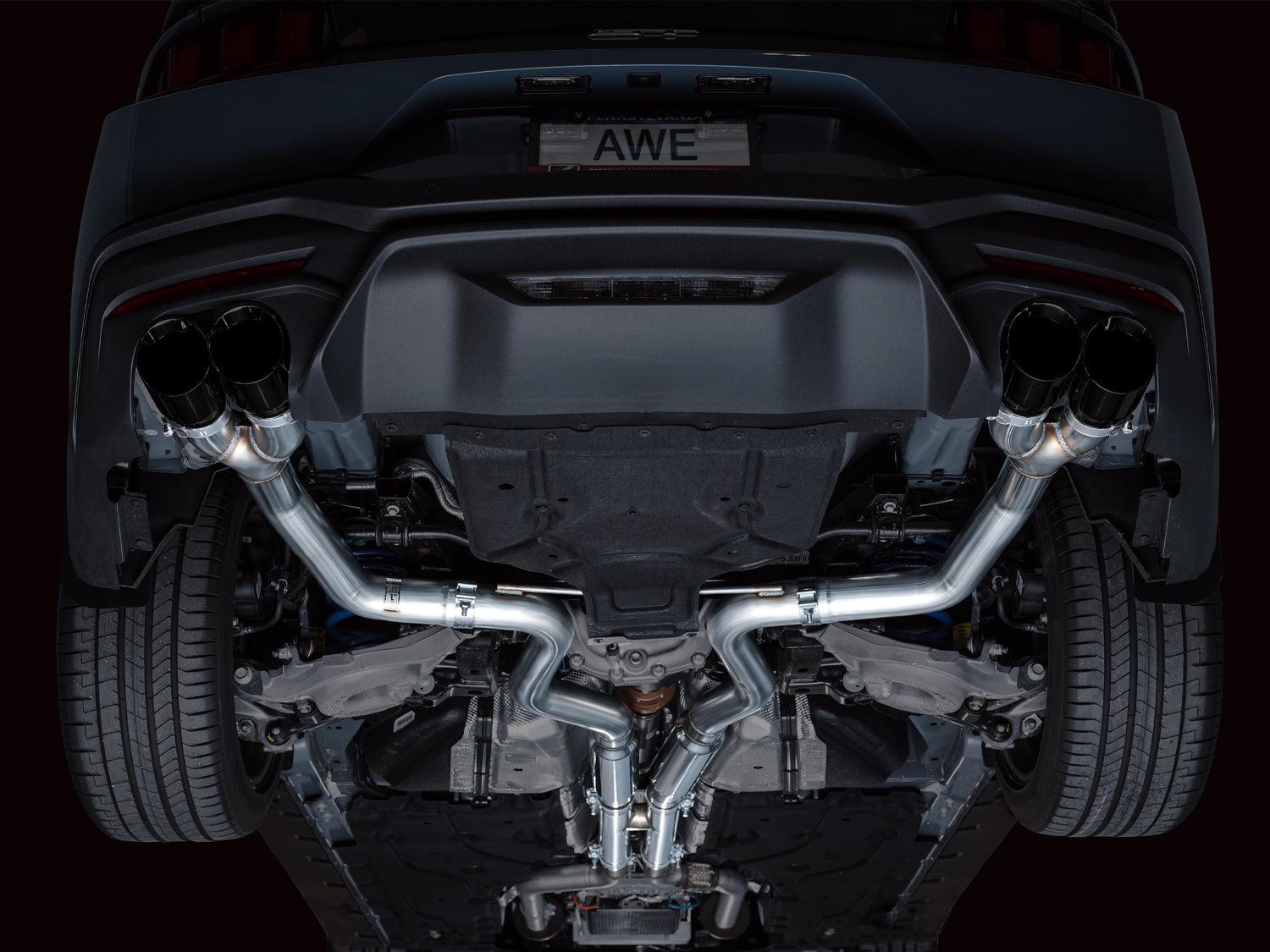 AWE Exhaust Suite for S650 Mustang Quad Tip GT