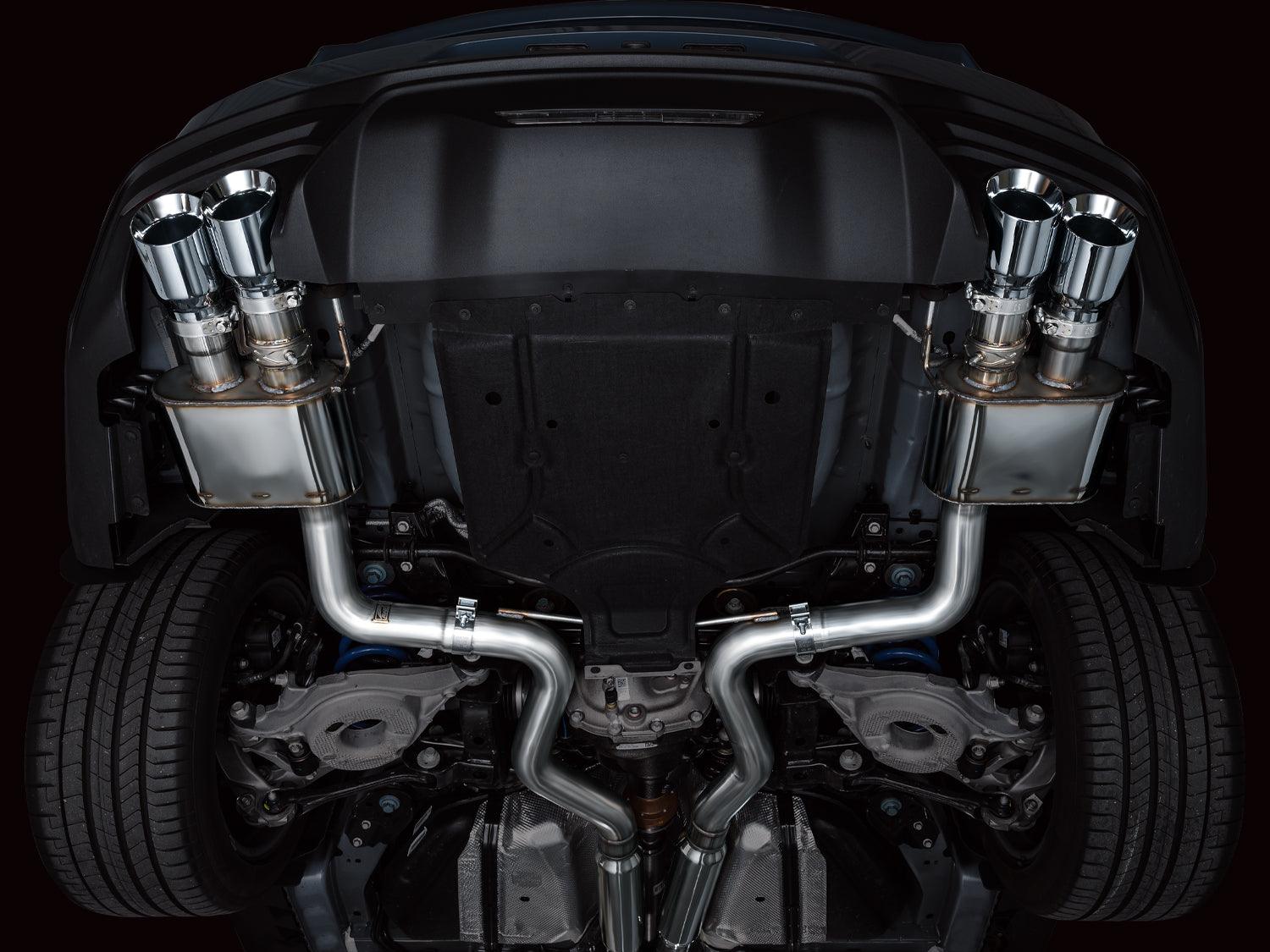 AWE Exhaust Suite for S650 Mustang Quad Tip GT