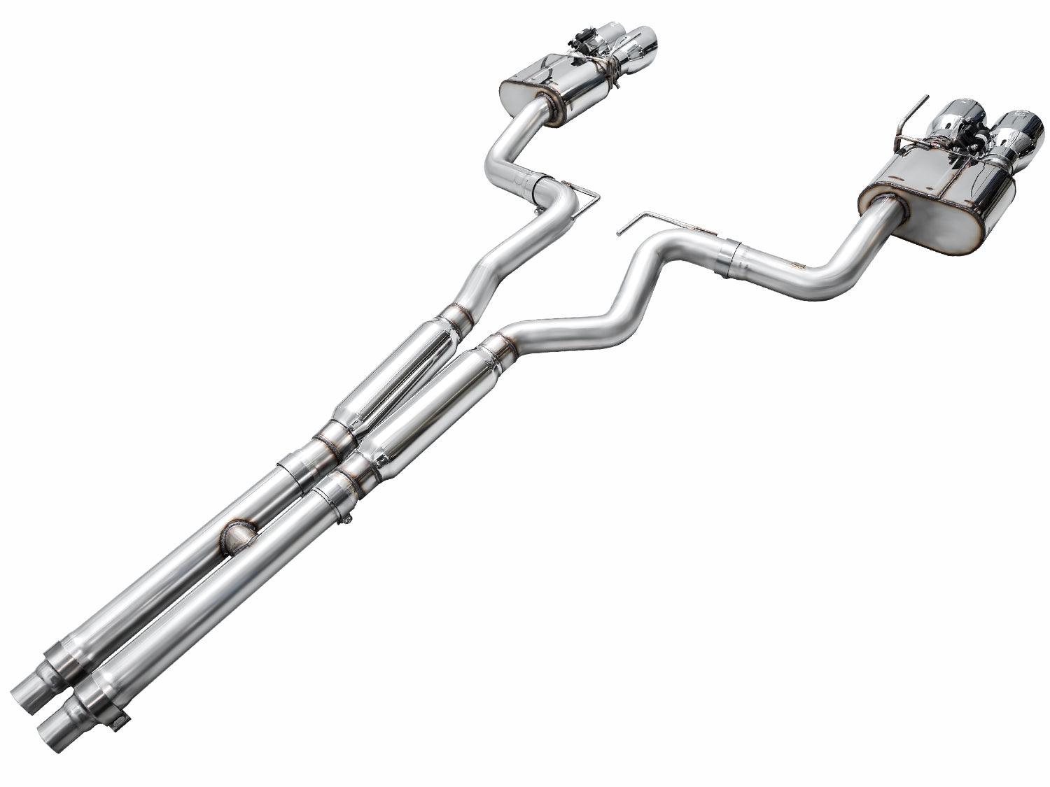 AWE Exhaust Suite for S650 Mustang Quad Tip GT