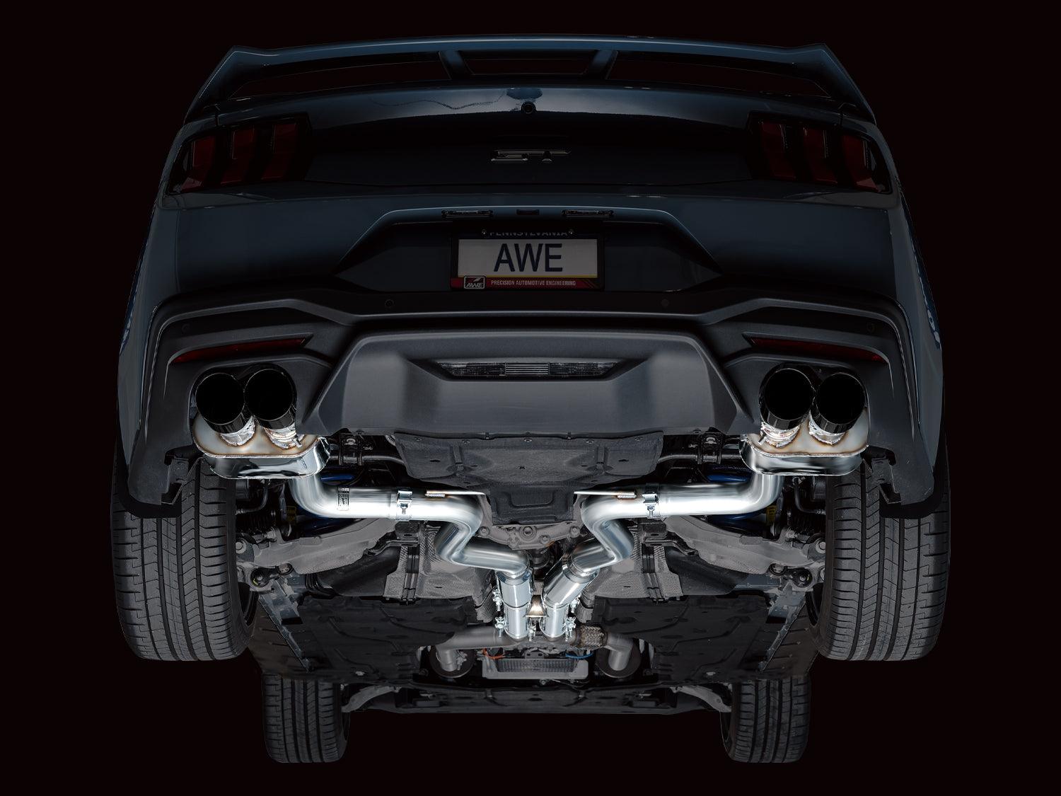 AWE Exhaust Suite for S650 Mustang Quad Tip GT