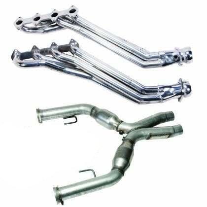 BBK 09-23 Dodge Challenger / Charger 5.7L/6.4L 1-3/4in Header w/High Flow Catted Mid Pipe (Multiple Options)