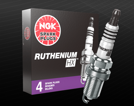 NGK Ruthenium HX Spark Plug Set of 16 Hemi 5.7L (LFR5AHX)