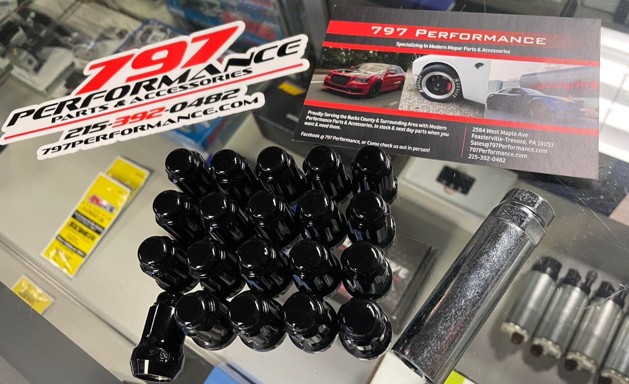 Small Diameter M14x1.5 Spline Steel Black or Chrome Lug Nuts fit Charger, Challenger, 300 and more