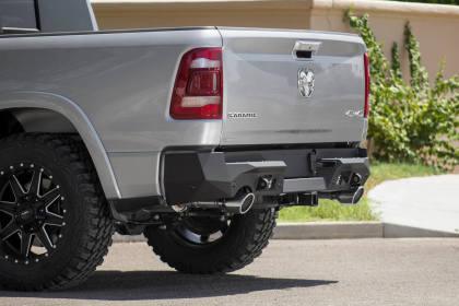 Addictive Desert Designs 2019-2023 Ram 1500 Hammer Stealth Fighter Rear Bumper w/ 6 Sensor Cutouts