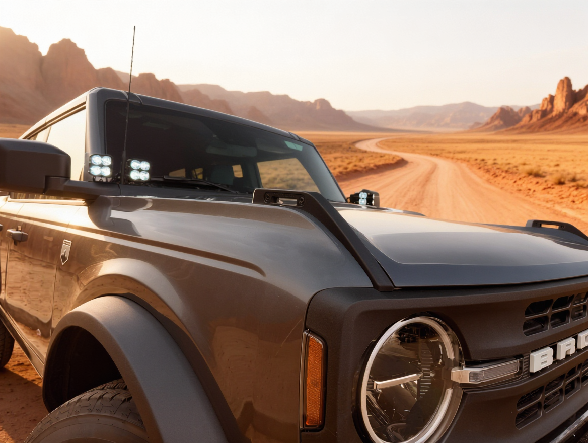 2021+ Ford Bronco Hood Mount/Ditch Lights/Pillars - PRO