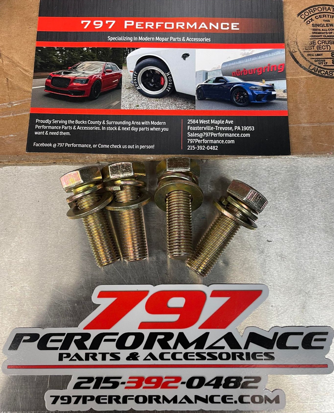 797 Performance - Replacement Hardware Bolt Kit for OEM Brembo Calipers