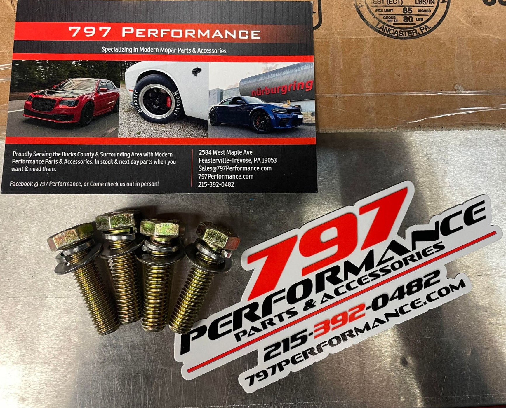 797 Performance - Replacement Hardware Bolt Kit for OEM Brembo Calipers