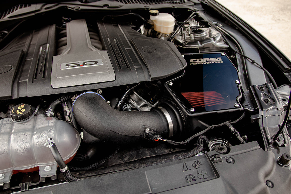 Corsa Carbon Fiber Closed Box Air Intake | 2018-2022 Ford Mustang GT 5.0L V8