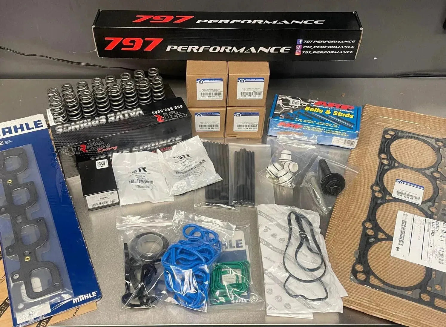BTR / 797 Performance 5.7 2009-2023 Hemi Car Complete Camshaft Kit With MDS Delete & Gaskets