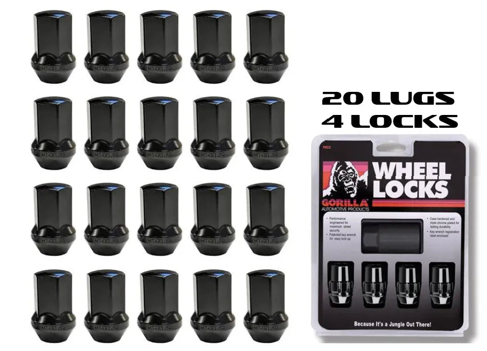 Gorilla Lugs & Lock Kit 2019-2025 Ram 1500 / TRX/ RHO