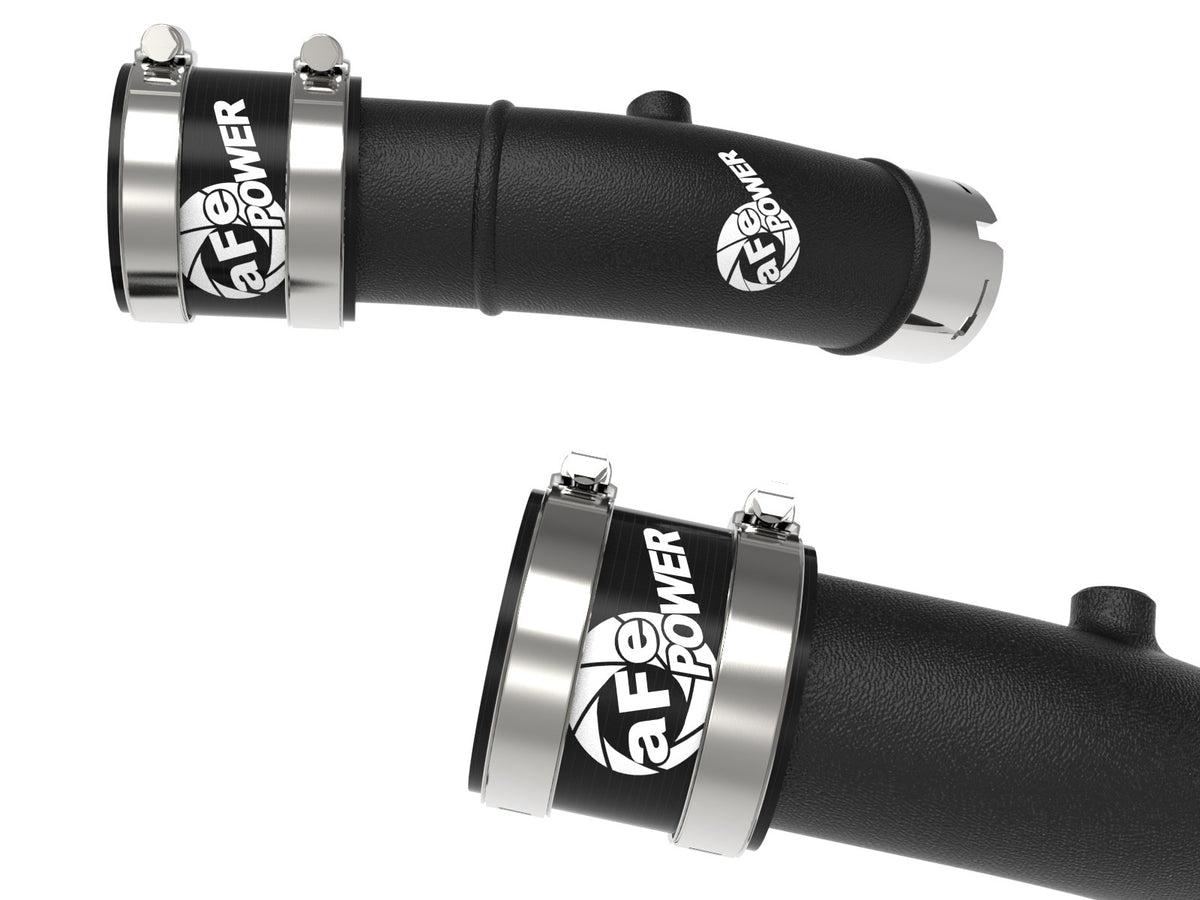 aFe BladeRunner 2-1/4 IN Aluminum Hot Charge Pipe Kit Black 2025-2027 Ram RHO