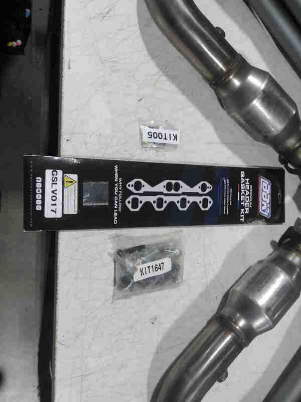 SCRATCH & DENT BBK 05-08 Dodge 5.7 Hemi (Car) Long Tube Headers w/High Flow Catted Mid Pipe (Ti Ceramic)