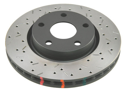 DBA 14-22 Dodge Charger & Challenger R/T Rear 4000 Series Drilled & Slotted Rotor w/Black Hat
