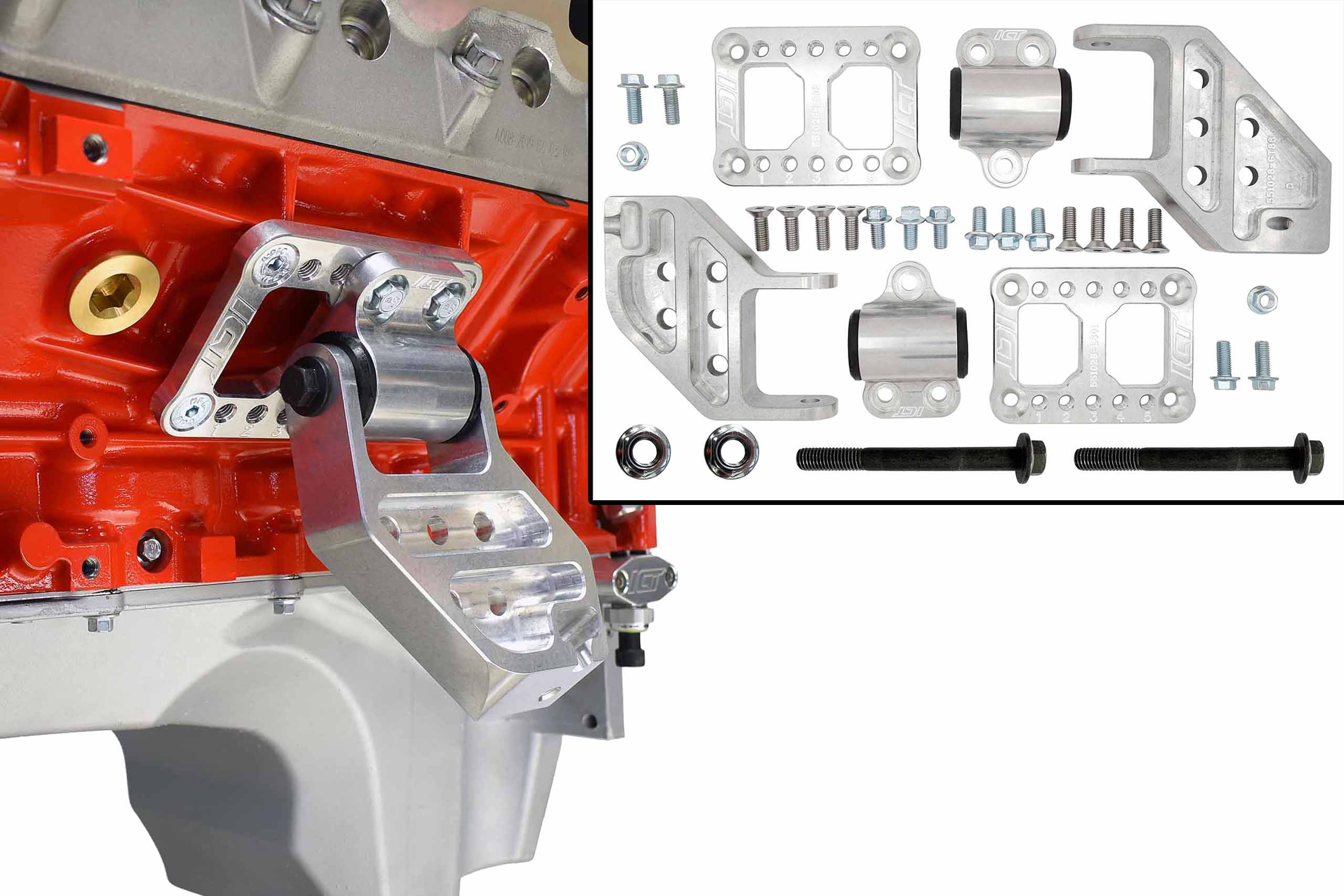 ICT Billet Billet LS Swap Engine Mount Kit FR-S BRZ GT86