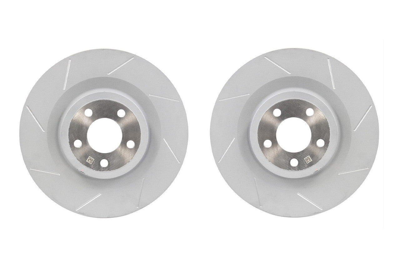 Steeda Mustang GT/Dark Horse Slotted Rear Rotor Set (2024-2026)