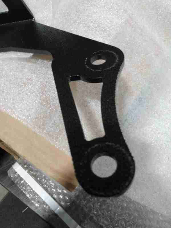 OPEN BOX DSS  BMR 08-23 Challenger Front Driveshaft Safety Loop - Black Hammertone