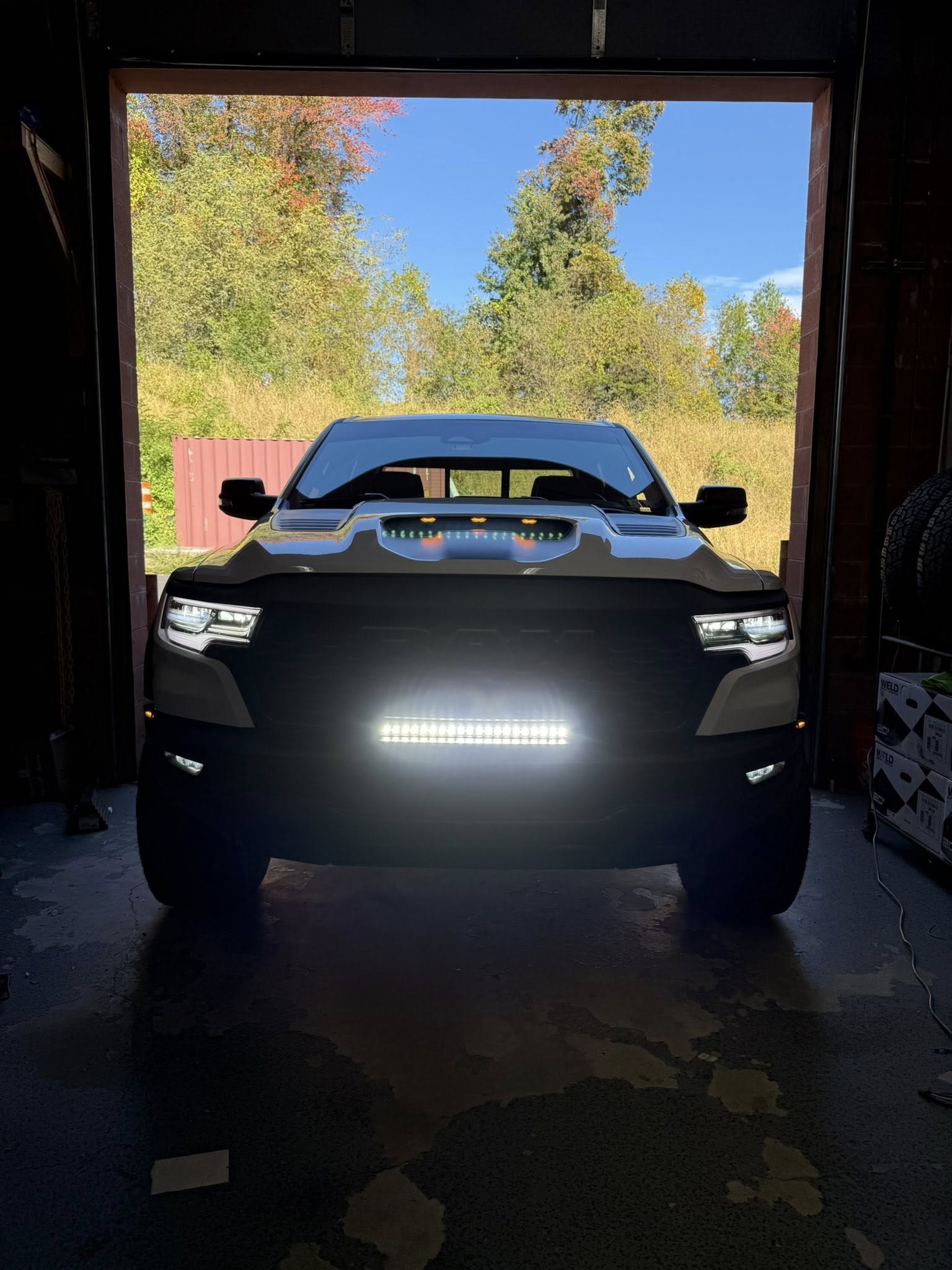 Rough Country 20 Inch Black Series LED Light Bar W/ Amber DRL