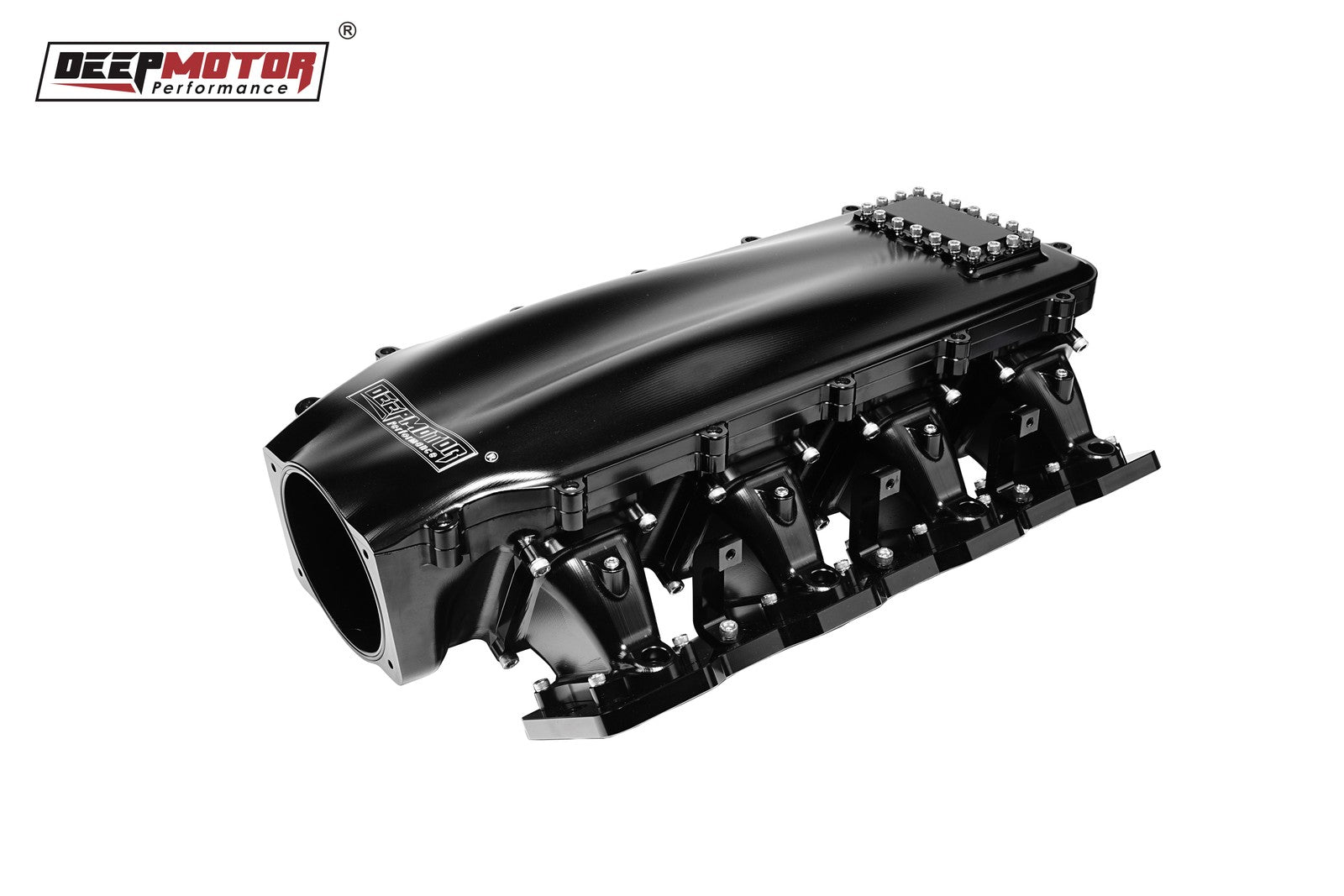 Billet 102mm Intake Manifold Set with Burst Panel Flange for LS1 LS2 LS6 Black