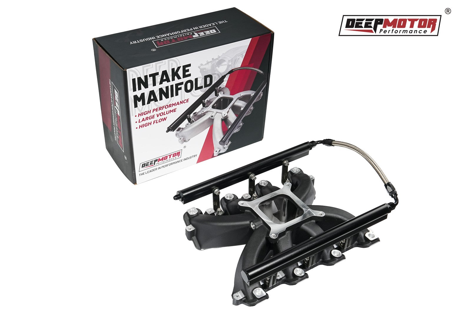 Aluminum Single Plane EFI Intake Manifold with Fuel Rail for Gen III LS1 LS2 LS6