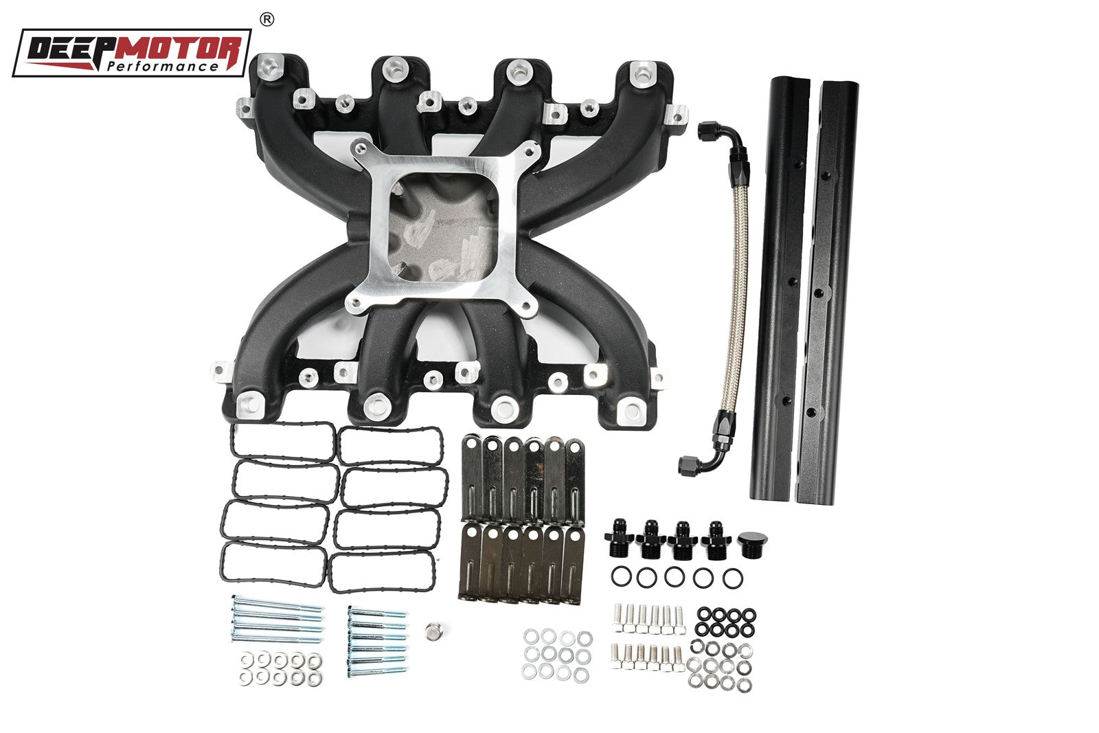 Aluminum Single Plane EFI Intake Manifold with Fuel Rail for Gen III LS1 LS2 LS6