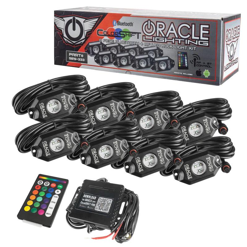 Oracle Bluetooth + RF Underbody Rock Light Kit - 8 PCS - ColorSHIFT