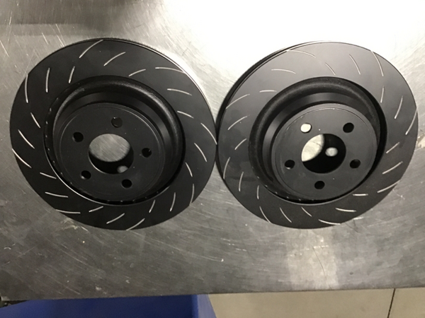 OPEN BOX / Scratch & Dent EBC Racing 2015+ Dodge Charger SRT Hellcat 6.2 Supercharged SG Series One Piece Rear Rotor Set