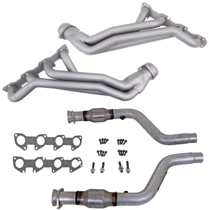 BBK 05-08 Dodge 5.7 Hemi (Car) Long Tube Headers w/High Flow Catted Mid Pipe (Ti Ceramic)