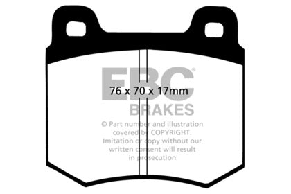 EBC 2019+ Ram Trucks 1500, RHO & TRX Ultimax Rear Brake Pads