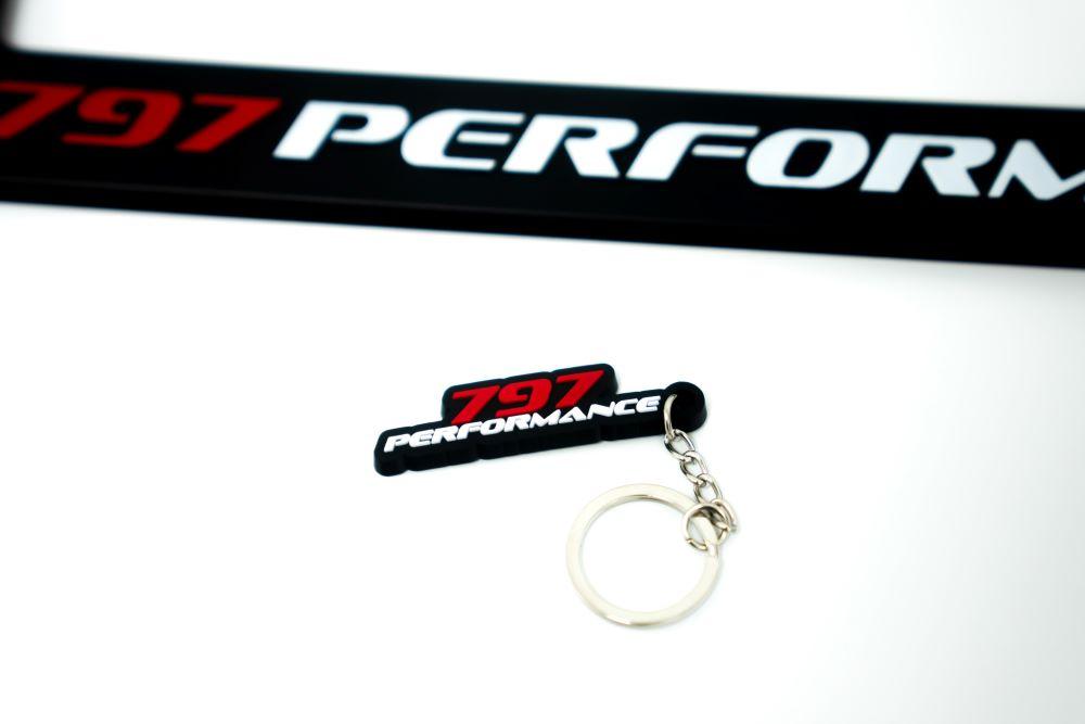 797 Performance License Plate Frame and Key-chain Combo