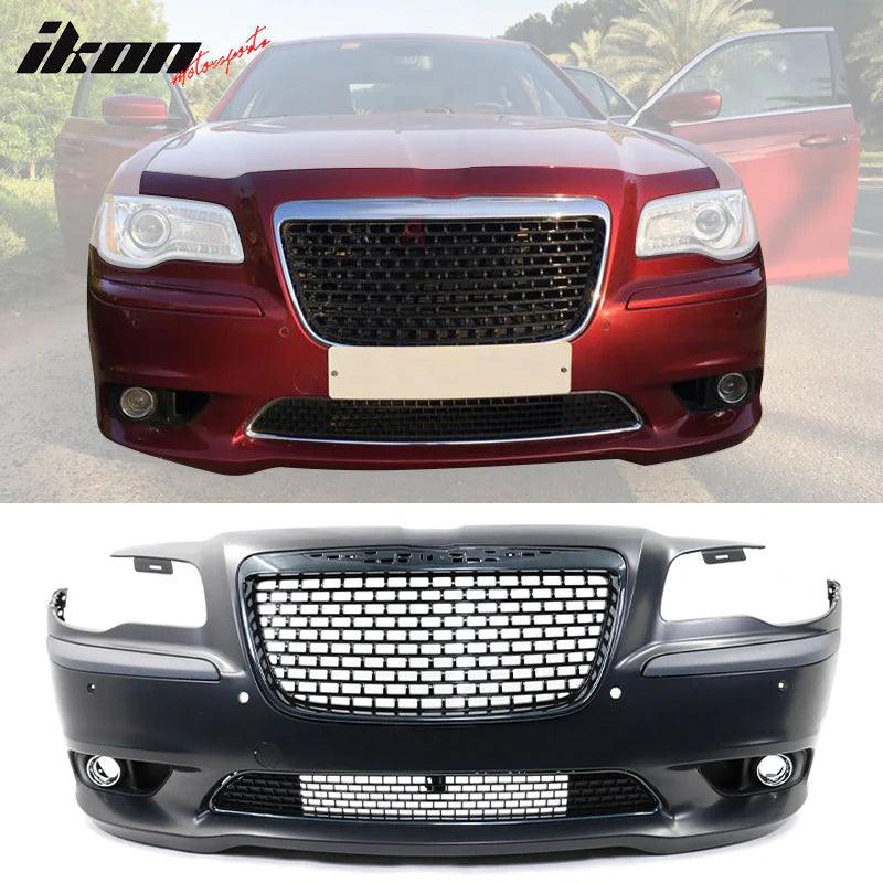 Ikon Motorsports 2011-2014 Chrysler 300 PP Front Bumper Cover Conversion Replacement