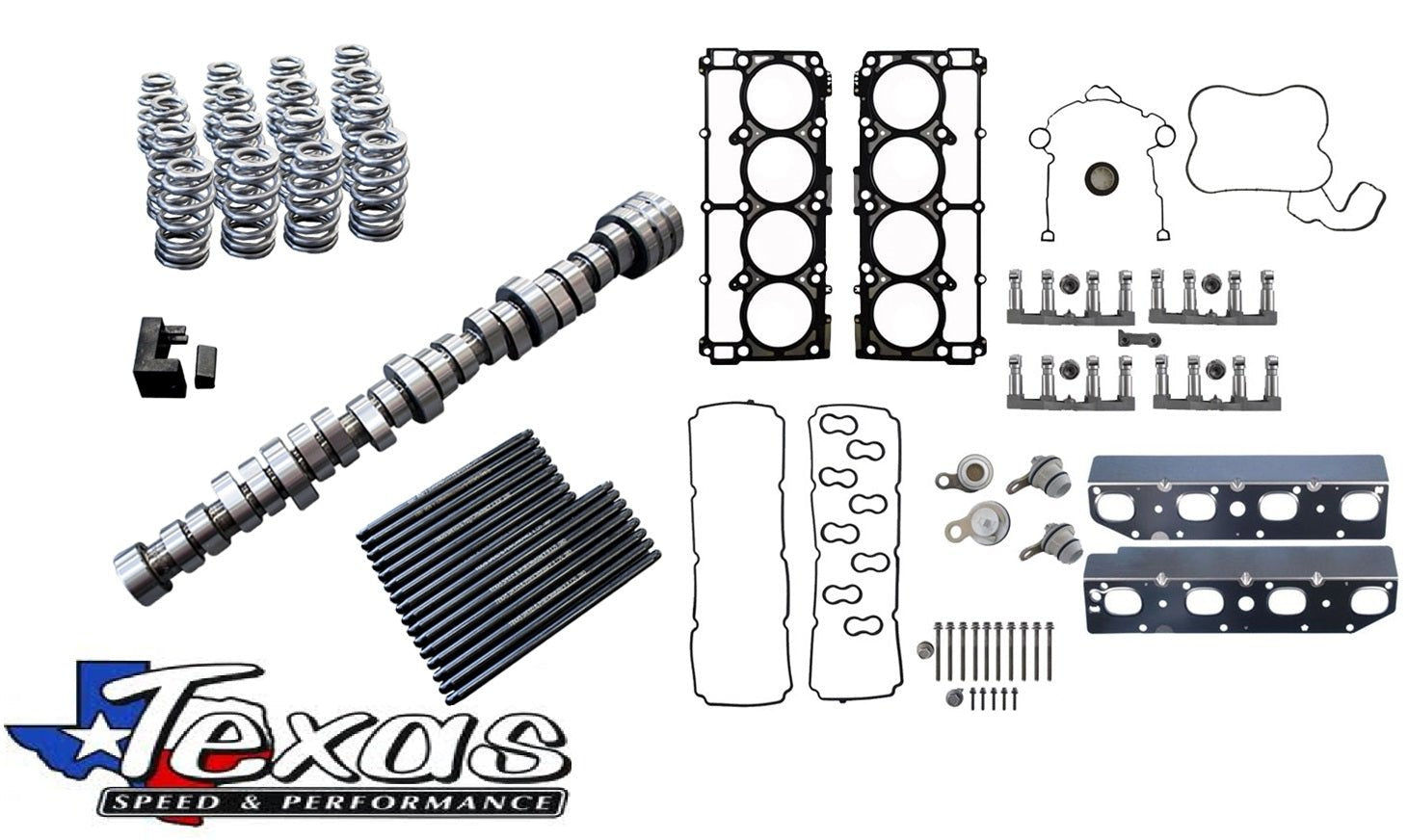 Texas Speed VVT 5.7 & 6.4 Hemi Complete Camshaft Kit With MDS Delete & Gaskets