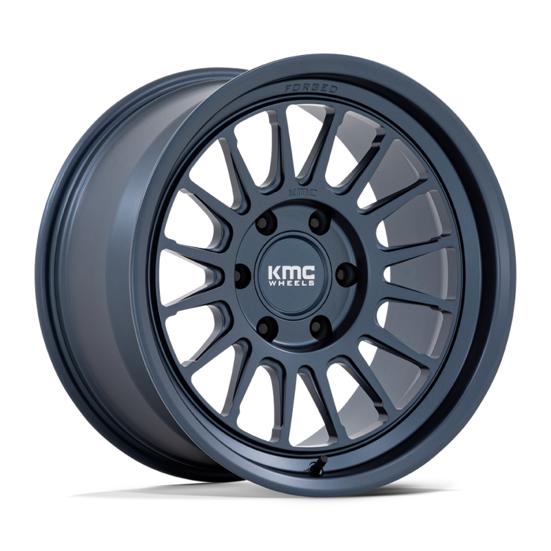 KMC Impact Forged Blue Wheel