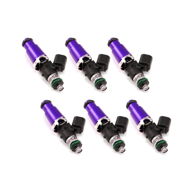 Injector Dynamics 1750-XDS - Audi/VW VR6 Models 12V Inj (Set of 6) 14mm Grey Adap Top and Sil Bot