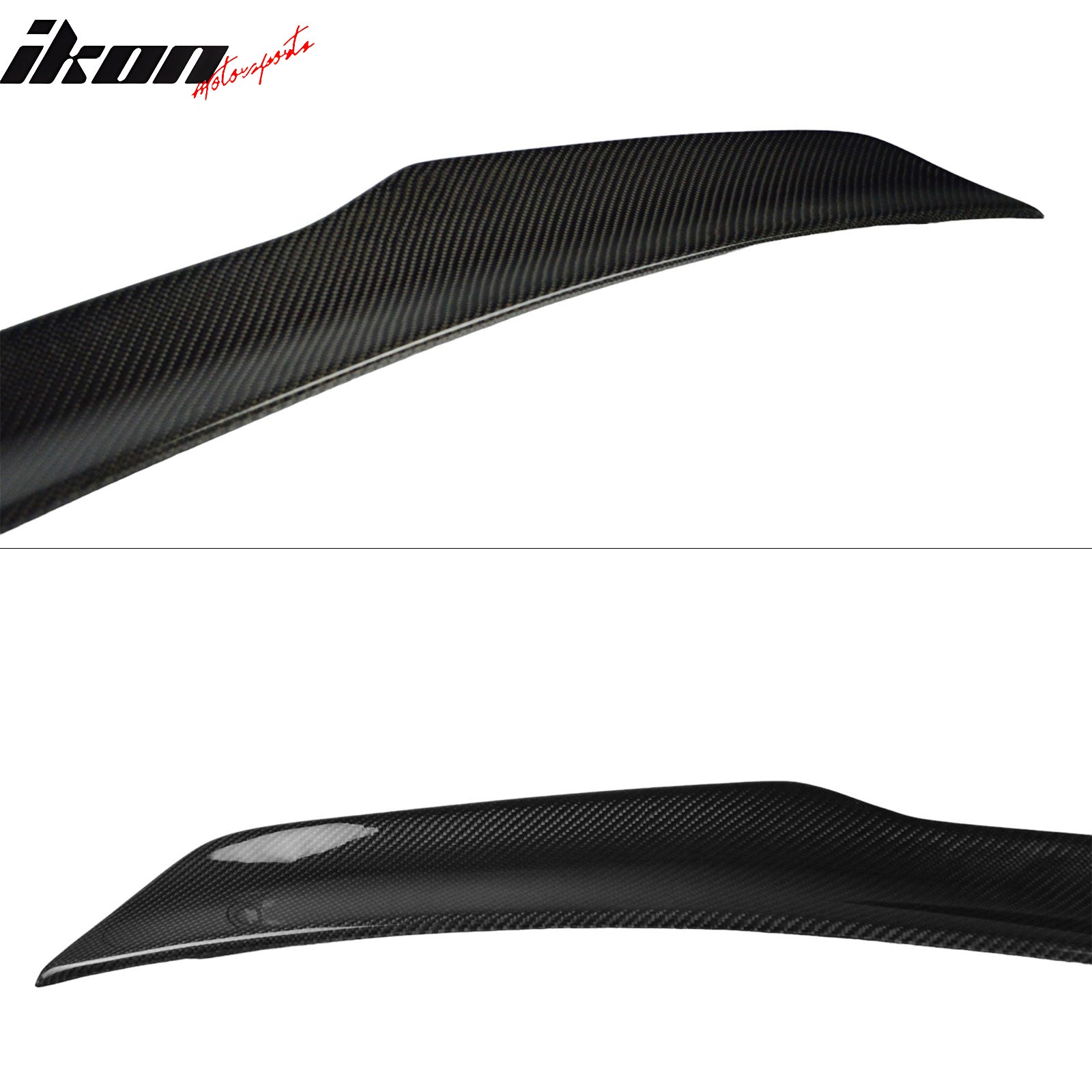 2015-2023 Ford Mustang Coupe Trunk Spoiler V Style Carbon Fiber Wing