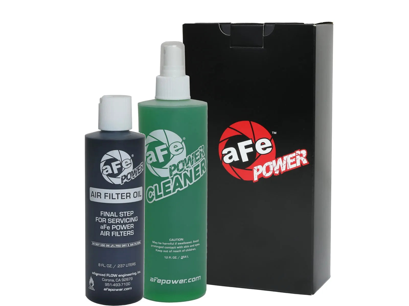 aFe POWER Pro 5R Air Filter Restore Kit w/ Black Oil; 8 oz Squeeze Oil, 12 oz Spray Cleaner