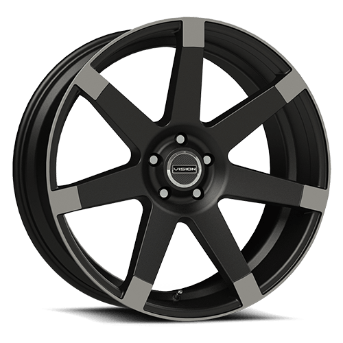 Vision Wheel Sultan Matte Black with Anthracite Spoke Wheel