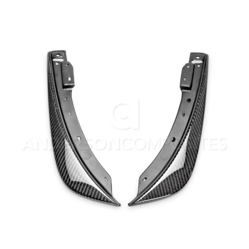 Anderson Composites 09-14 Dodge Challenger Front Bumper Canards