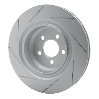 R1 Concepts 2005-2023 Dodge Charger / Challenger / 300 4 Piston Rear GeoSPEC Coated Rotor - Slotted