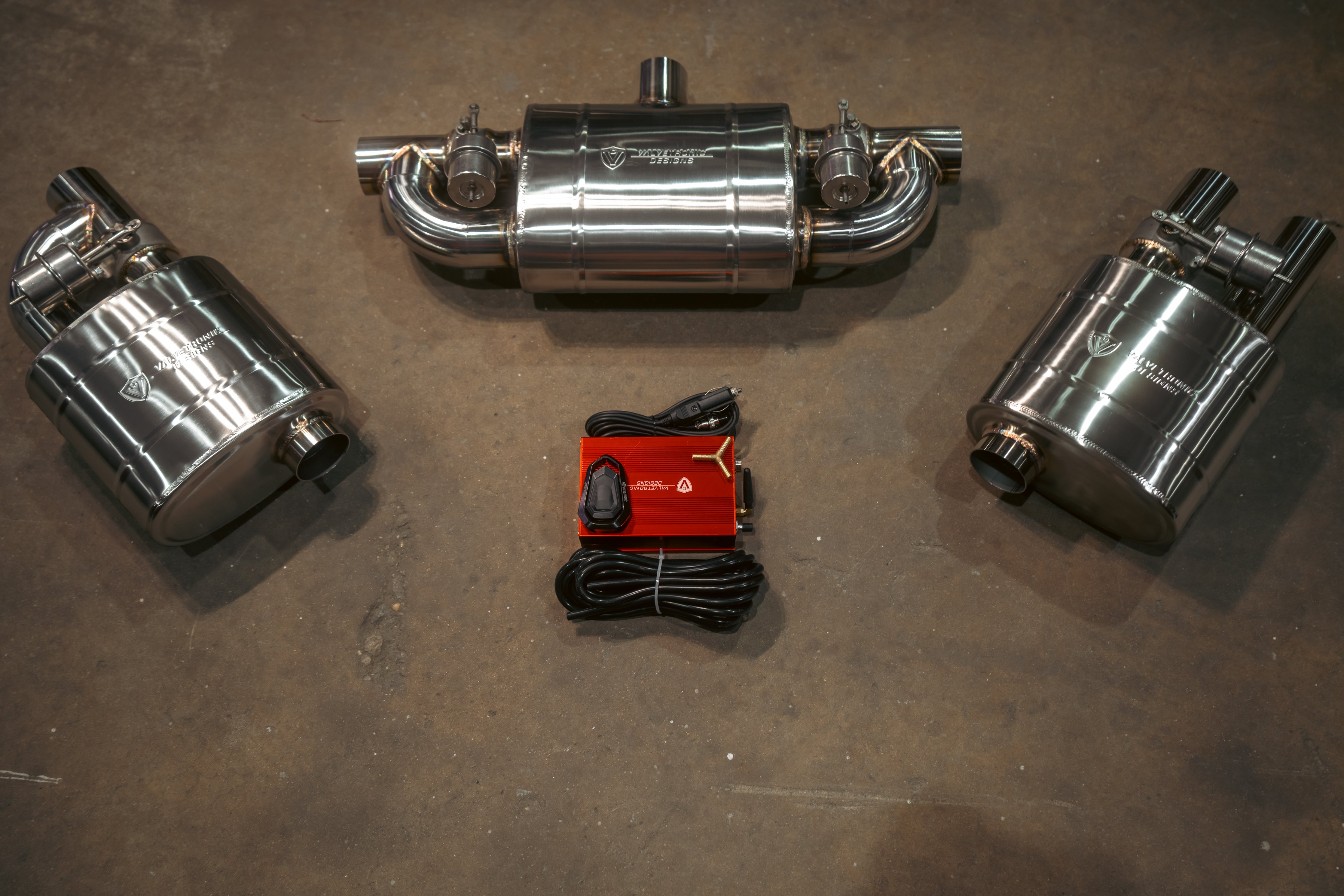 Valvetronic Designs UNIVERSAL VALVED MUFFLER KIT