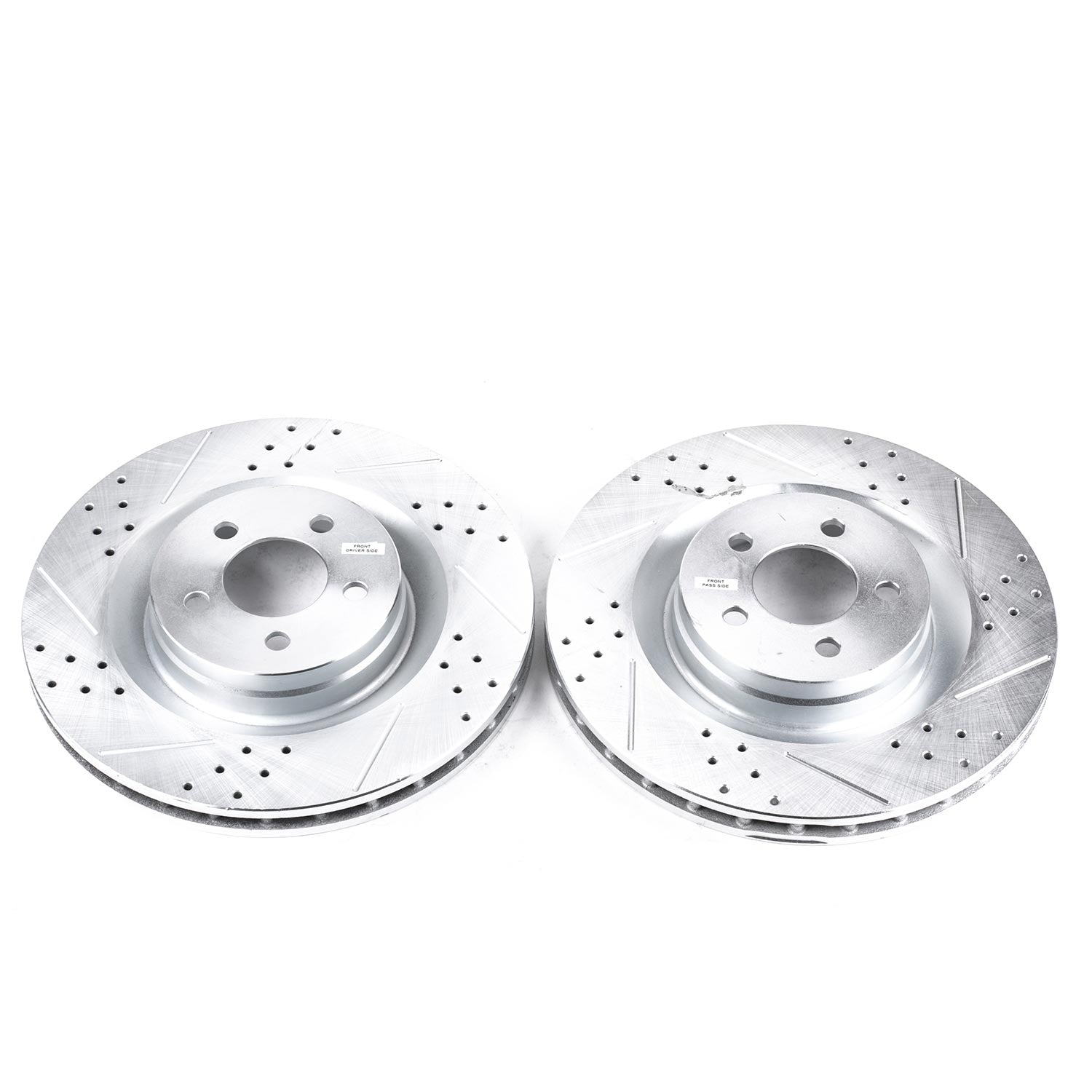 Power Stop 05-23 Doge Charger/Challenger/300 4 Piston Front Evolution Drilled & Slotted Rotors - Pair