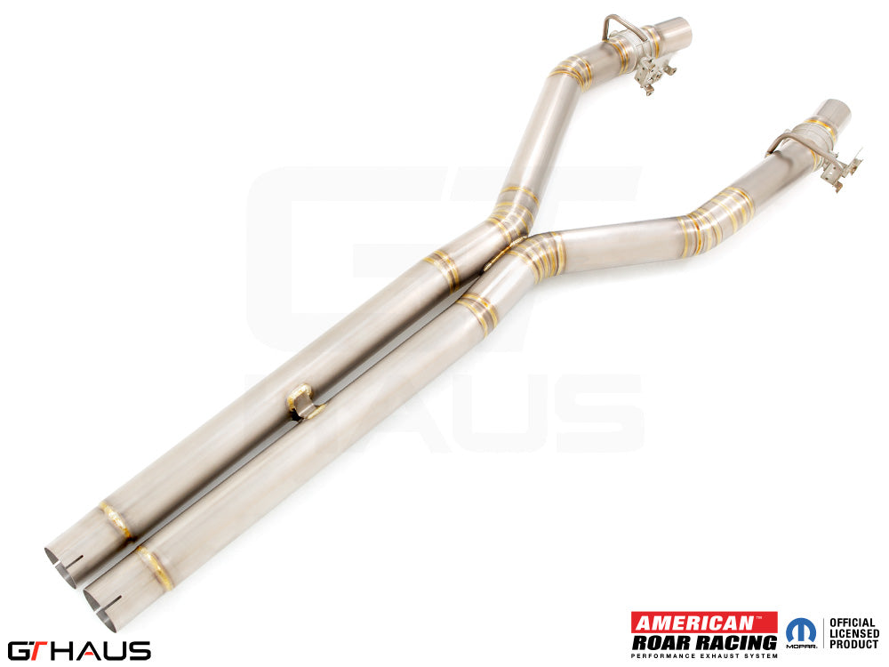 GTHaus Dodge Challenger (Coupe) SRT8 / Scat-pack / Hellcat 707 2015+ Section 2 (Catback X-Pipe with Factory Control)