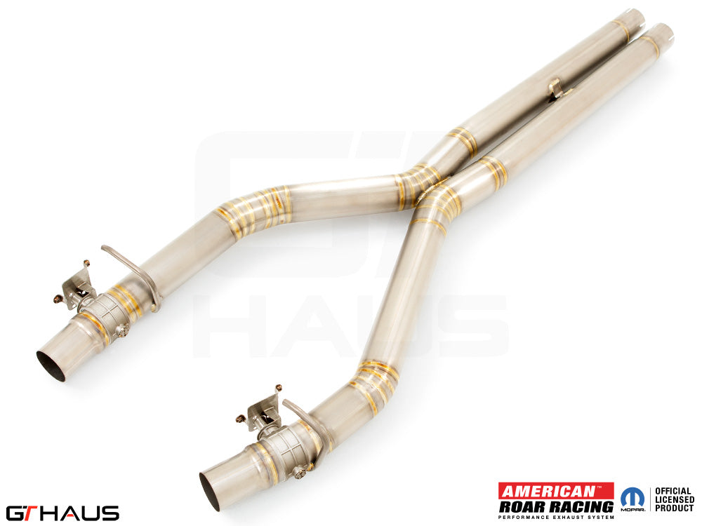 GTHaus Dodge Challenger (Coupe) SRT8 / Scat-pack / Hellcat 707 2015+ Section 2 (Catback X-Pipe with Factory Control)