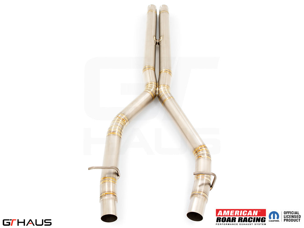GTHaus Dodge Challenger (Coupe) SRT8 / Scat-pack / Hellcat 707 2015+ Section 2 (Catback X-Pipe without Factory Control)