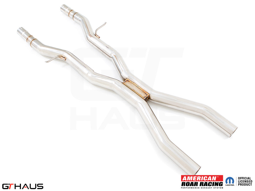 GTHaus Dodge Durango Hellcat (6.2L SC HEMI V8) 2021+ Section 2 (Catback X-Pipe) resonator delete Section