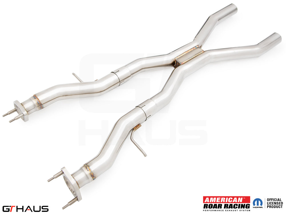 GTHaus Jeep Grand Cherokee SRT8 (6.4 HEMI V8) 2012+ Section 2 (Catback X-Pipe) resonator delete Section